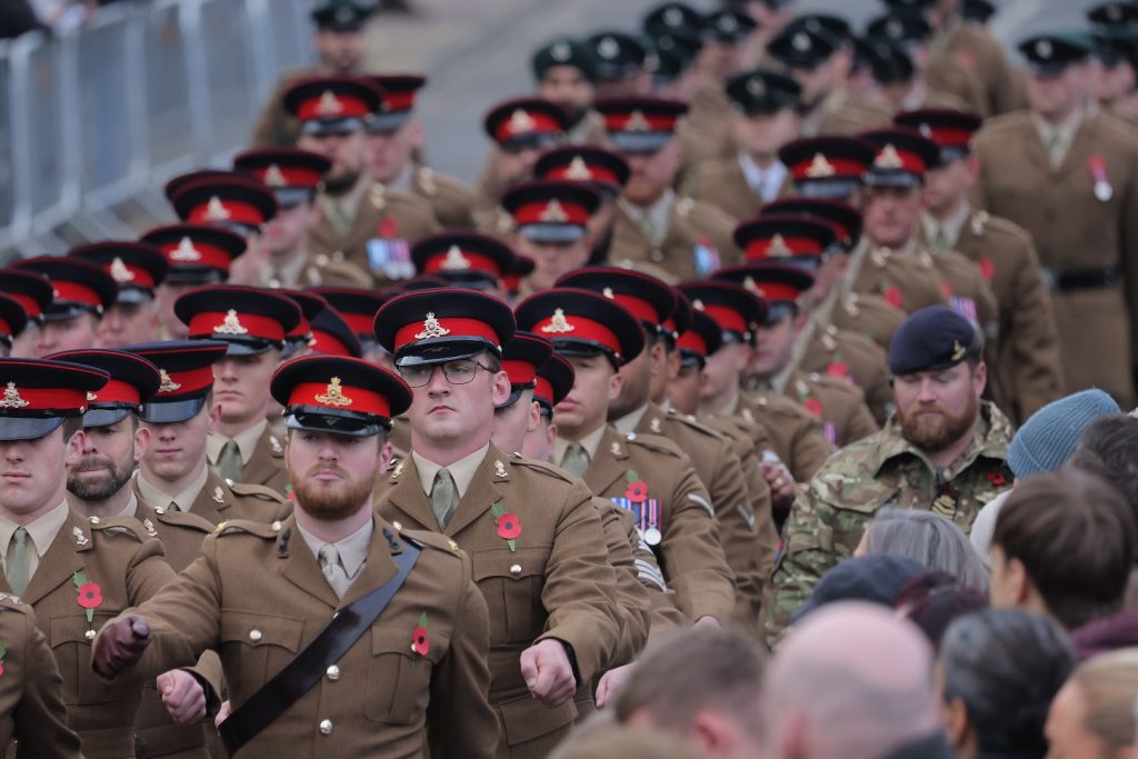 A Salute to Heroes: Veterans and Service Members March in Sunderland’s Remembrance Parade