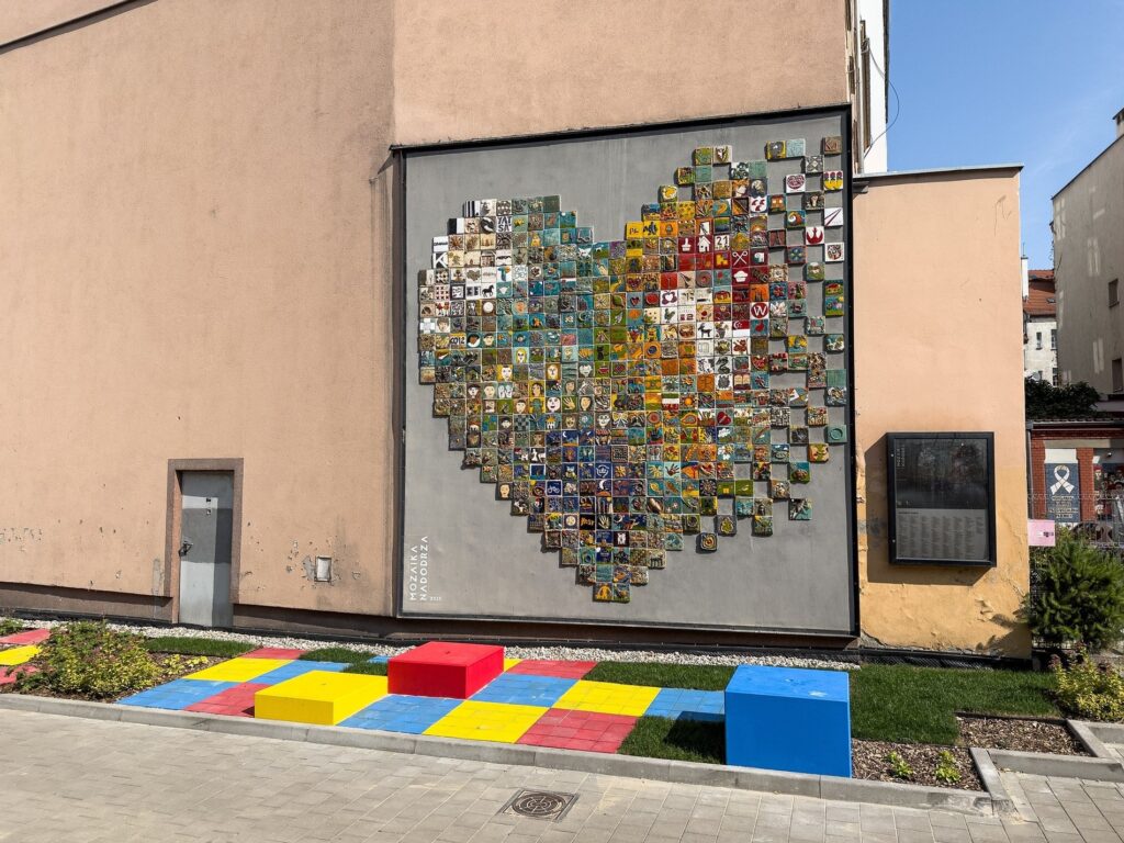 Nadodrze: the mural at Rydygiera 43.