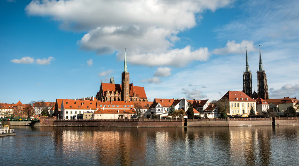 Cathedral Island in Wrocław