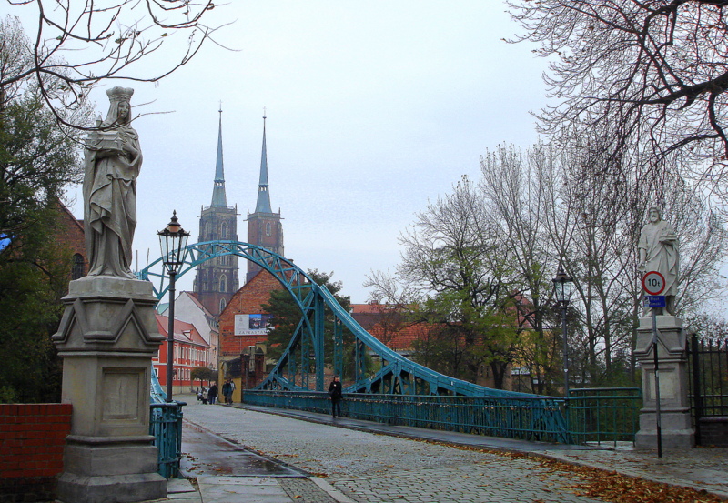Wroclaw Most Tumskl Bridge - credit: Aw58, CC BY-SA 3.0 pl