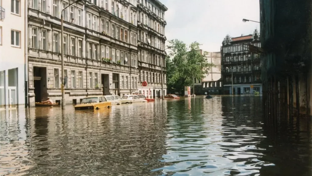Nadodrze: big flood of 1997.