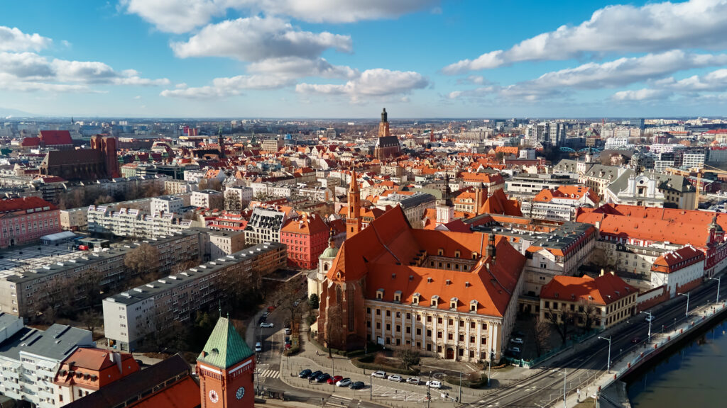 cycling routes in Wrocław